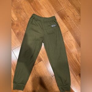 Kids Olive Green Joggers